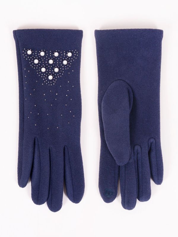 Yoclub Yoclub Woman's Gloves RES-0054K-AA50-002 Navy Blue