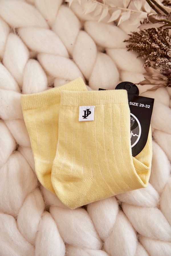 Kesi Youth classic striped socks Yellow