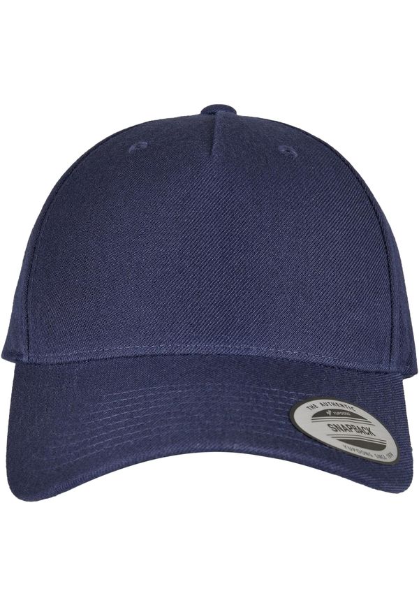 Flexfit YP CLASSICS 5-PANEL PREMIUM COVERED BRIM SNAPBACK CAP NAVY