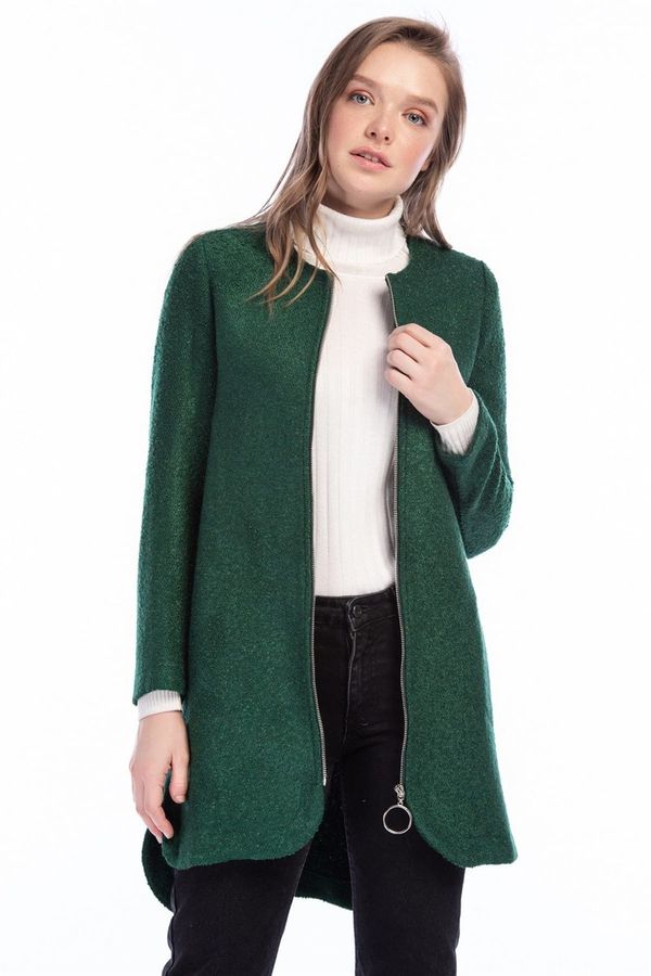 dewberry Z6603 DEWBERRY WOMEN'S COAT-GREEN