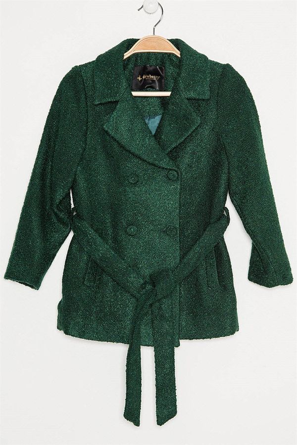 dewberry Z8000 DEWBERRY GIRLS' COAT-GREEN