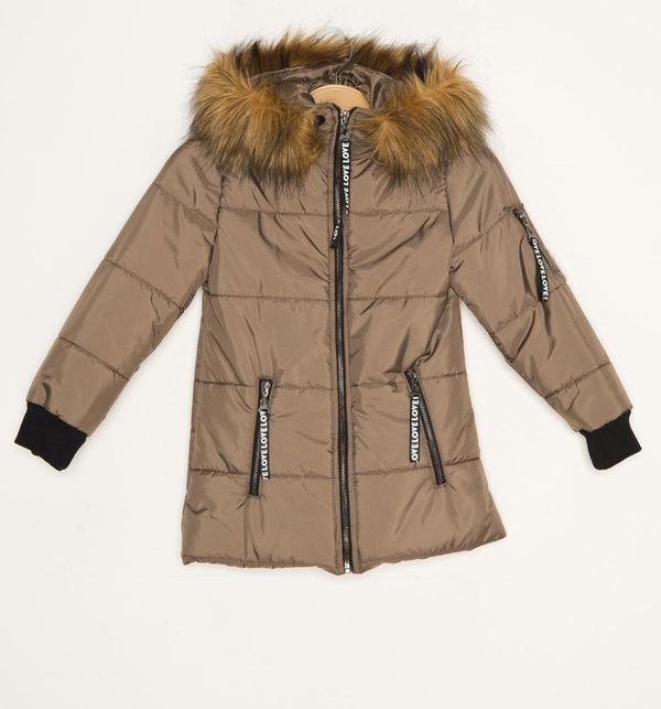 dewberry Z8003 DEWBERRY GIRLS' COAT-OPEN VISION