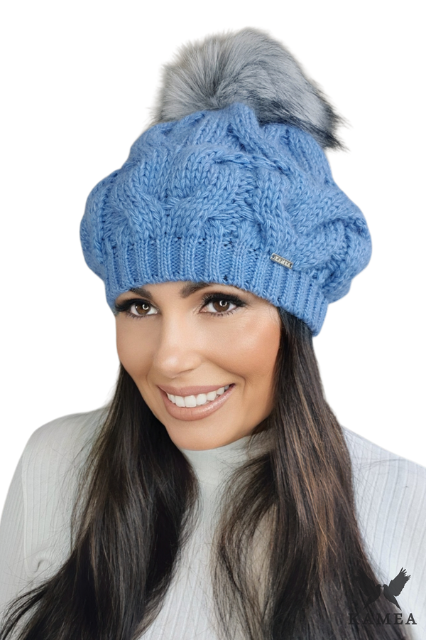 Kamea Ženska beretka Kamea Kamea_Beret_K.14.002.17_Blue