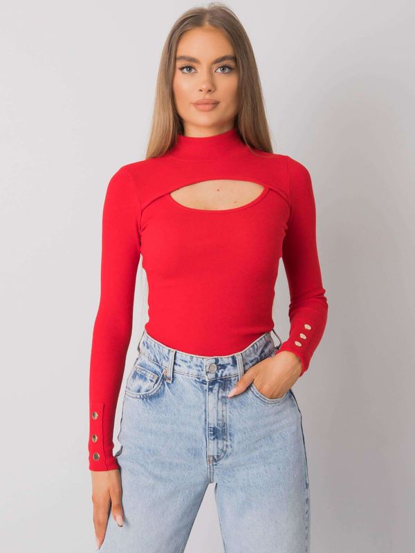 BASIC Feel Good Ženska bluza Fashionhunters Red