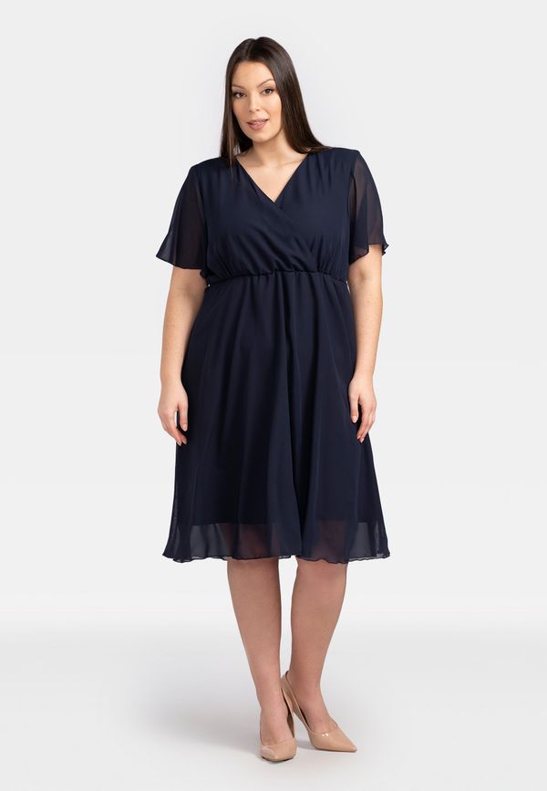 Karko Ženska haljina Karko Karko_Dress_U392_Navy_Blue