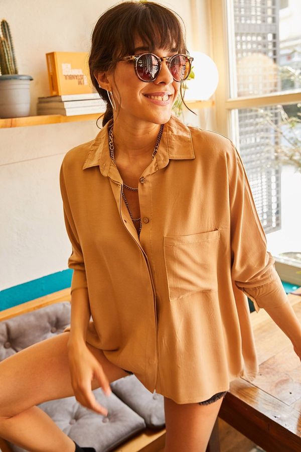 Olalook Ženska košulja Olalook GML-19000420/SAKS BLUE