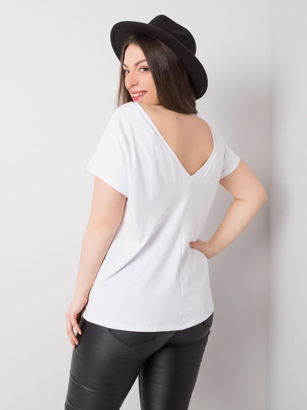 Fashionhunters Ženska majica Fashionhunters Plus size