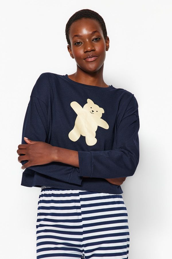 Trendyol Ženska pidžama Trendyol Striped