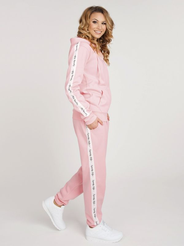 Yoclub Ženska trenirka donji dio Yoclub Yoclub_Women's_Sports_Sweatpants_USD-0003K-4700_Pink