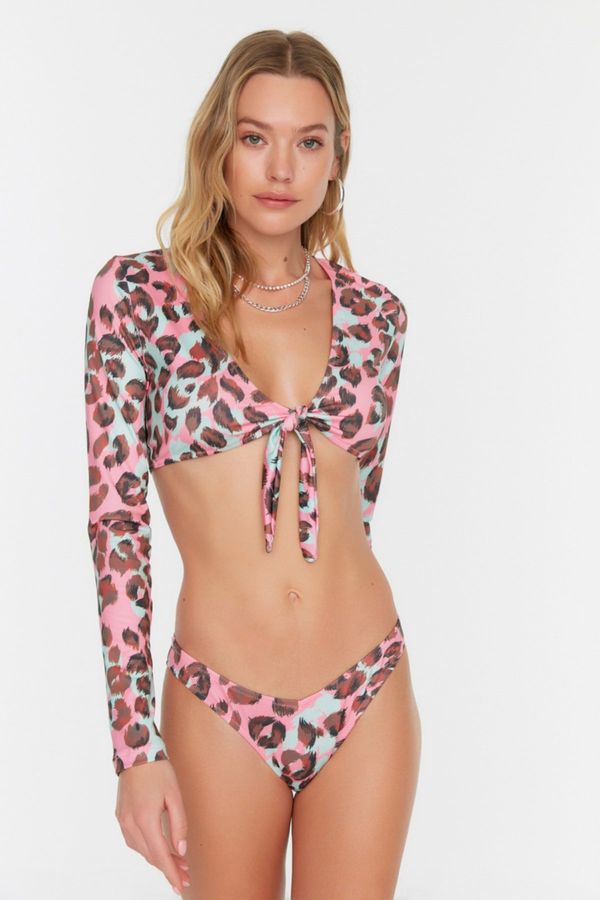 Trendyol Ženski bikini donji dio Trendyol Leopard print