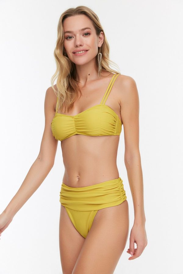 Trendyol Ženski bikini donji dio Trendyol Ruffle Detailed