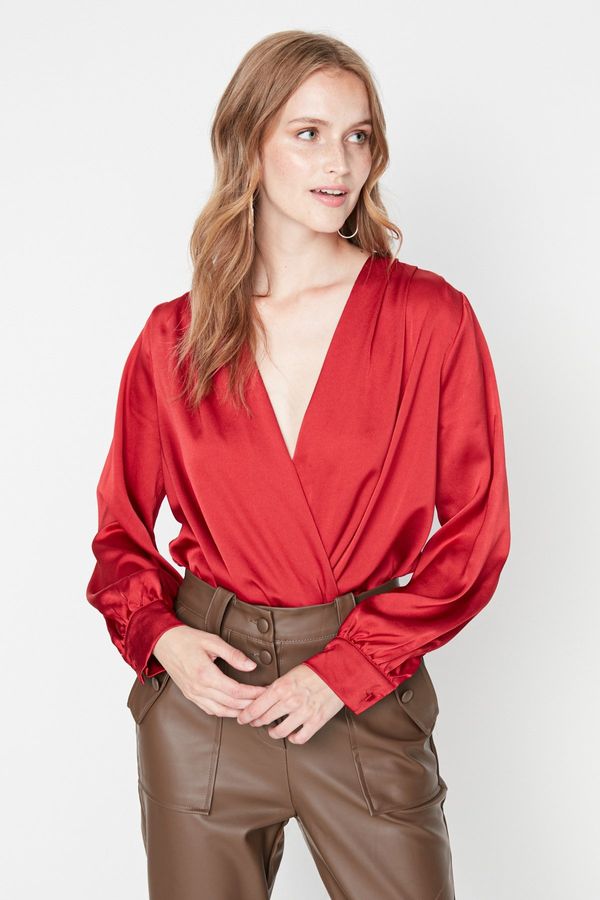 Trendyol Ženski bodi Trendyol V-neck