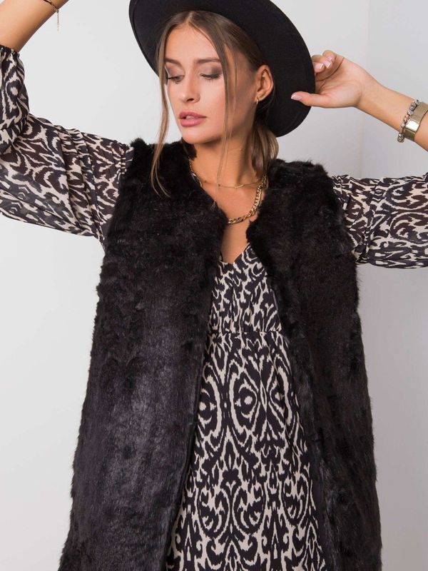 Wool Fashion Italia Ženski prsluk Fashionhunters Furry