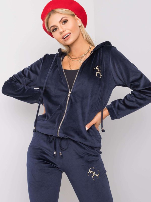 RELEVANCE Ženski set Fashionhunters i523_RV-KMPL-6084.92Pgranatowy