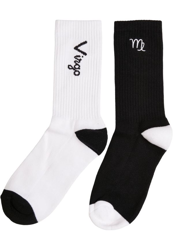 MT Accessoires Zodiac 2-Pack Socks Black/White Virgo