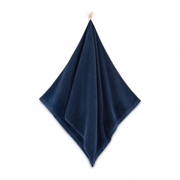 Zwoltex Zwoltex Unisex's Towel Simple Navy Blue