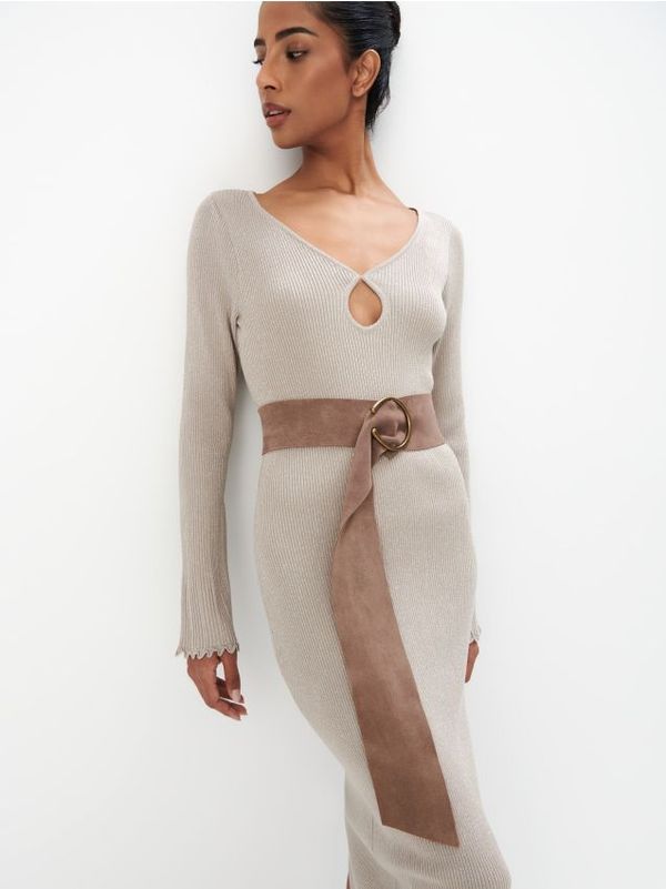 Mohito Mohito - Kajiš od brušene kože