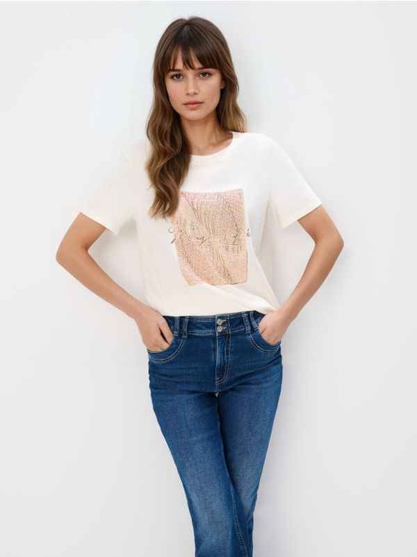 Mohito Mohito - Pamučna majica kratkih rukava sa štampom