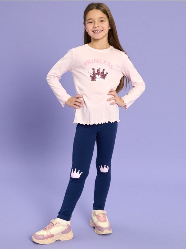 Sinsay Sinsay - Bluza sa šljokicama - roze