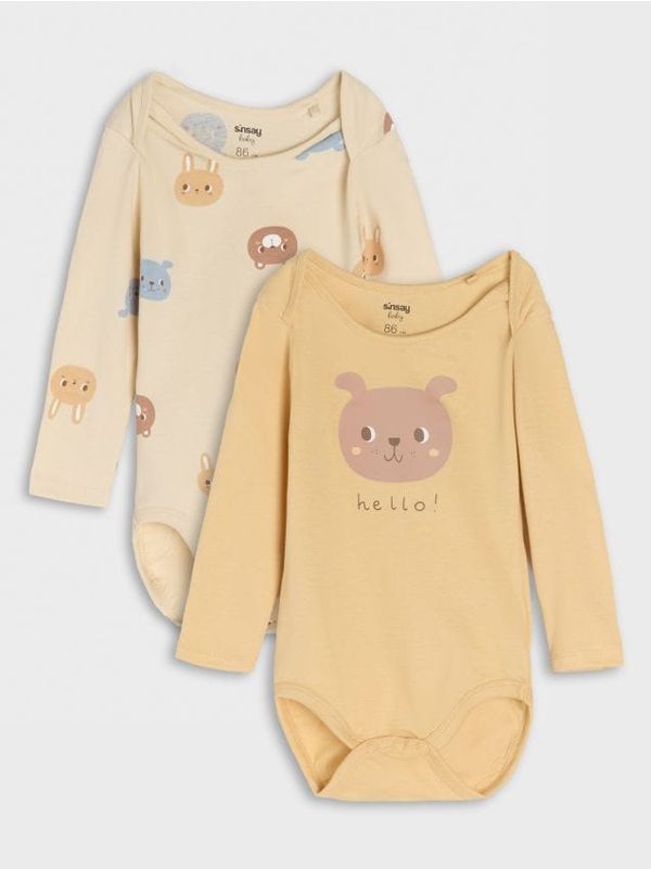 Sinsay Sinsay - Bodi - 2 komada - krem