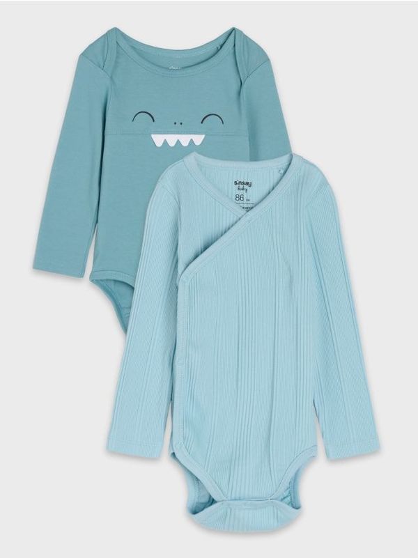 Sinsay Sinsay - Bodi - 2 komada - zelena