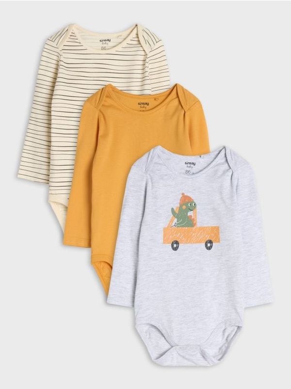 Sinsay Sinsay - Bodi - 3 komada - siva