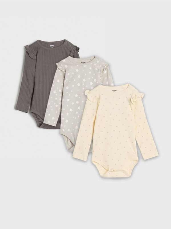 Sinsay Sinsay - Bodi - 3 komada - sivo