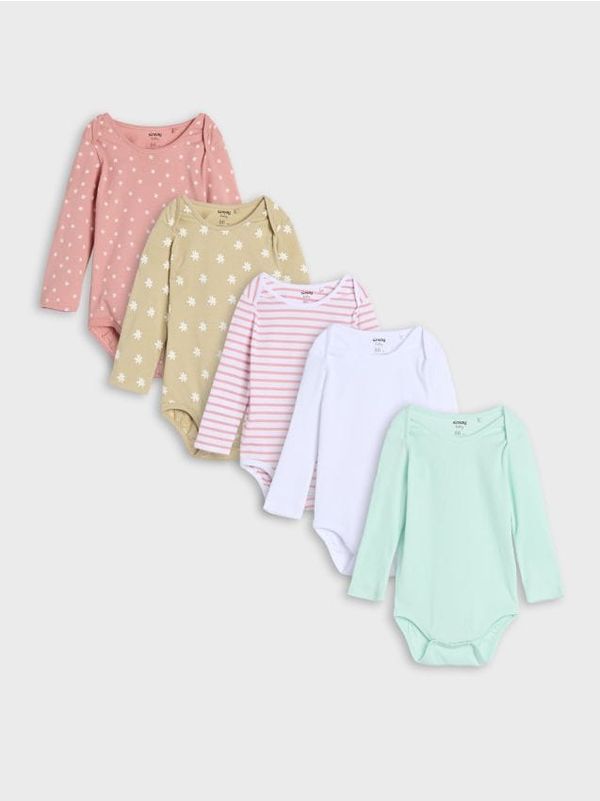 Sinsay Sinsay - Bodi - 5 komada - bijelo