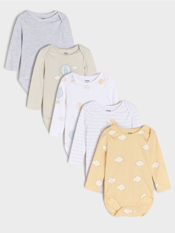 Sinsay Sinsay - Bodi - 5 komada - bijelo