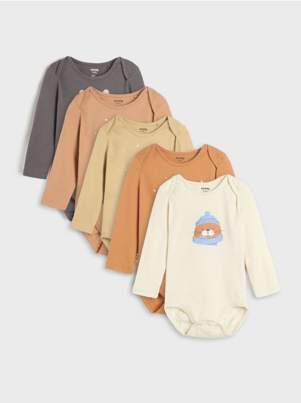 Sinsay Sinsay - Bodi - 5 komada - sivo