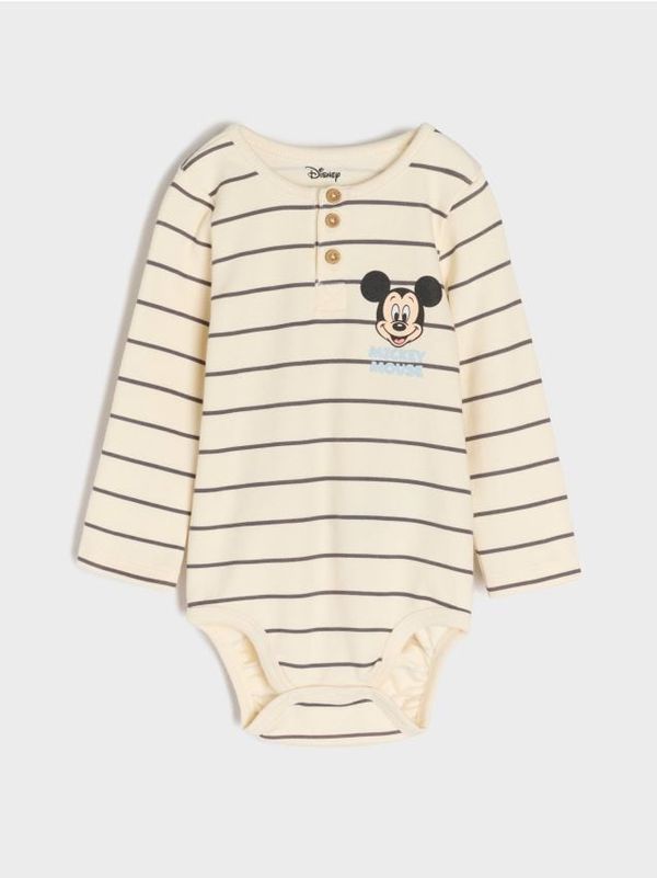 Sinsay Sinsay - Bodi Mickey Mouse - krem