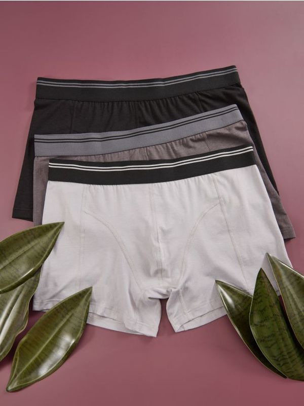 Sinsay Sinsay - Bokserice - 3 para - sivo