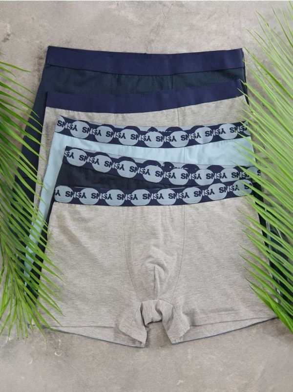 Sinsay Sinsay - Bokserice - 5 pari - mornarsko plava