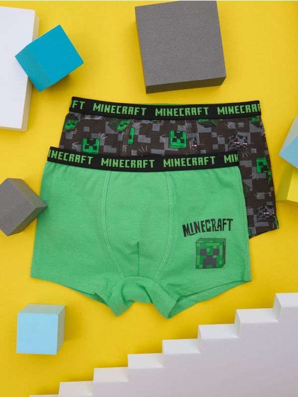 Sinsay Sinsay - Bokserice Minecraft - 2 para - više boja