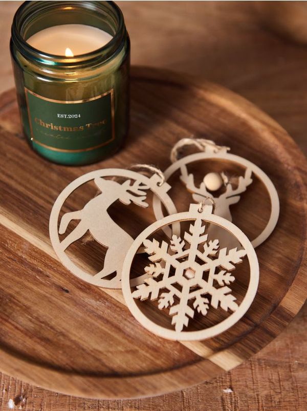 Sinsay Sinsay - Božićni ukras 9 pack - bež