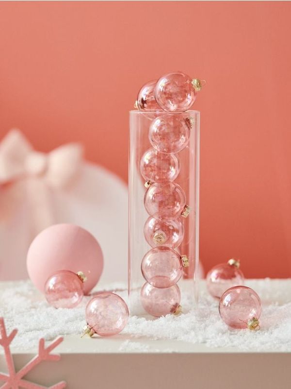 Sinsay Sinsay - Božićni ukrasi 20 pack - roze