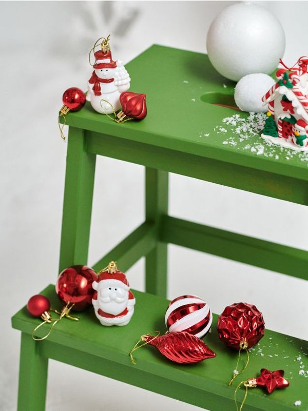 Sinsay Sinsay - Božićni ukrasi 28 pack - crveno