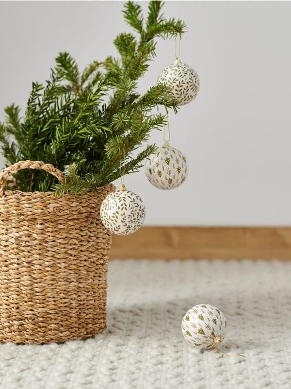 Sinsay Sinsay - Božićni ukrasi - bijelo