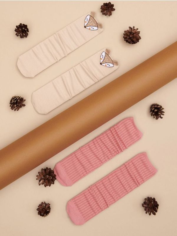 Sinsay Sinsay - Čarape do koljena 2 pakovanja - više boja