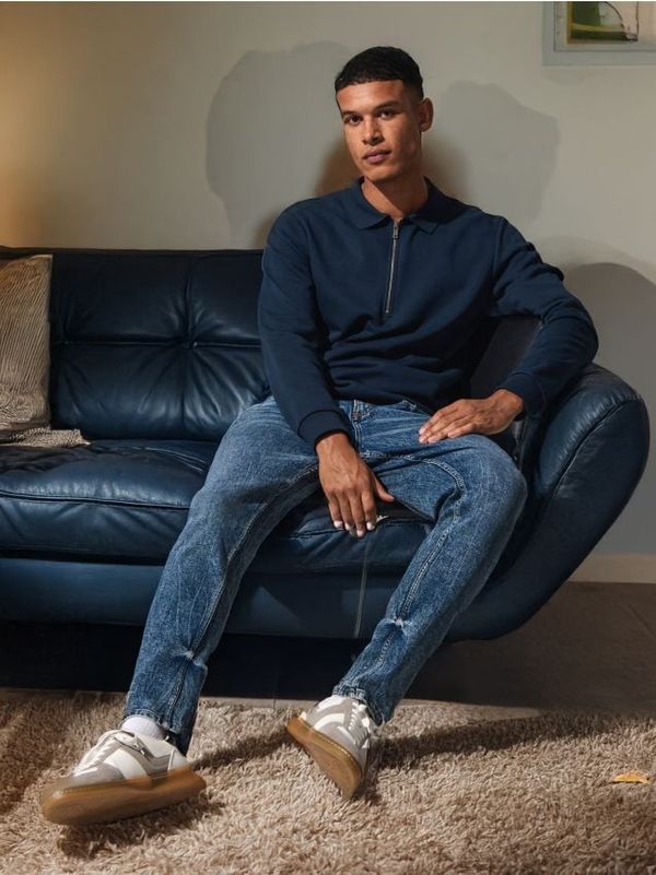 Sinsay Sinsay - Carrot fit farmerke - plava