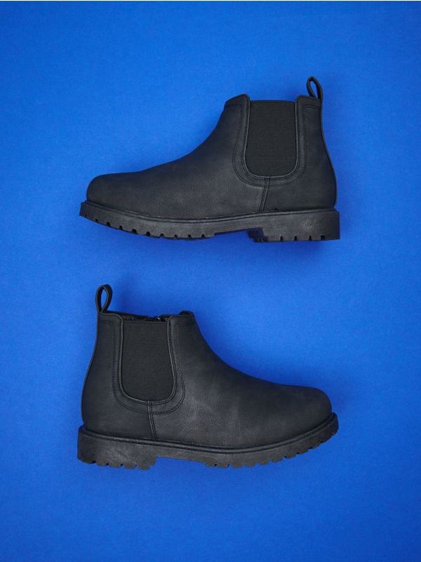 Sinsay Sinsay - Čizme od Imitaacije Kože - crno