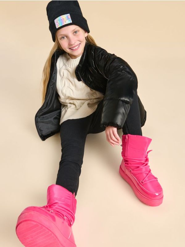 Sinsay Sinsay - Čizme za sneg - boja fuksije"