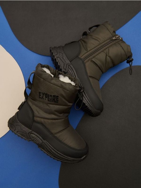 Sinsay Sinsay - Čizme za sneg - zelena