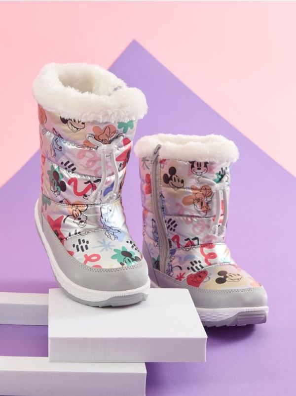 Sinsay Sinsay - Disney snow boots - srebrno