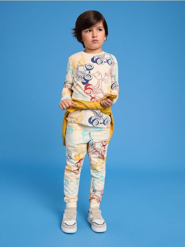 Sinsay Sinsay - Donji dio trenerke - krem