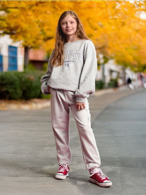 Sinsay Sinsay - Donji dio trenerke - siva