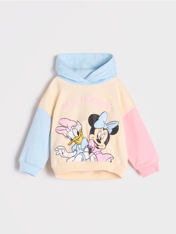 Sinsay Sinsay - Duks s kapuljačom Mouse Minnie - krem