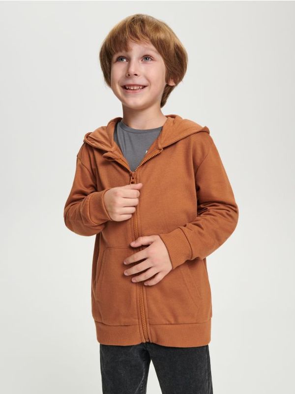 Sinsay Sinsay - Duks s kapuljačom - smeđe