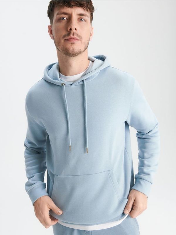 Sinsay Sinsay - Duks s kapuljačom - svijetlo plava