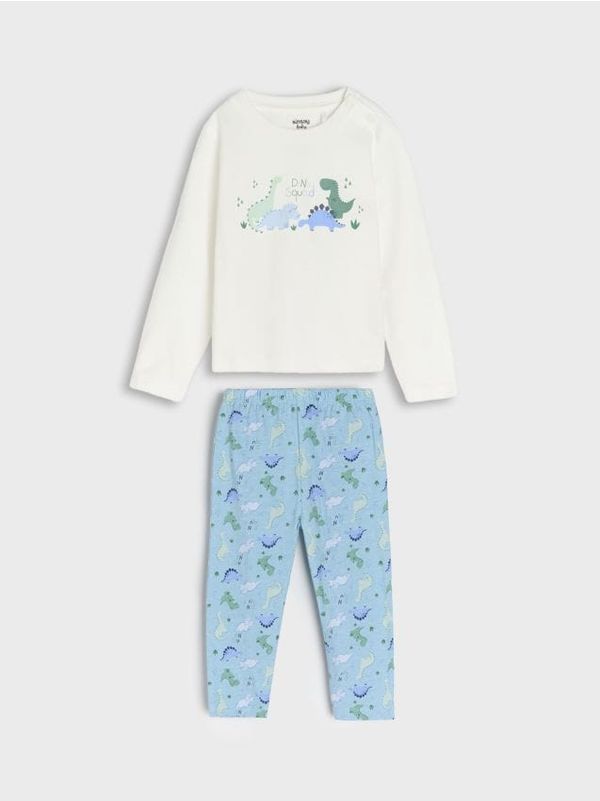 Sinsay Sinsay - Dvodijelna pidžama - krem